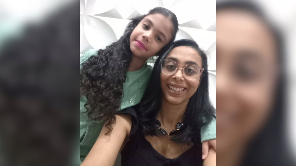Lucilene Silva Liberato com a filha, Ana Beatriz Mara Liberato, em Bálsamo (SP)