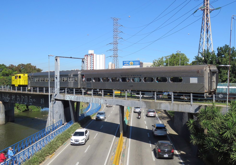 Trem dos Operários em Sorocaba, no interior de São Paulo