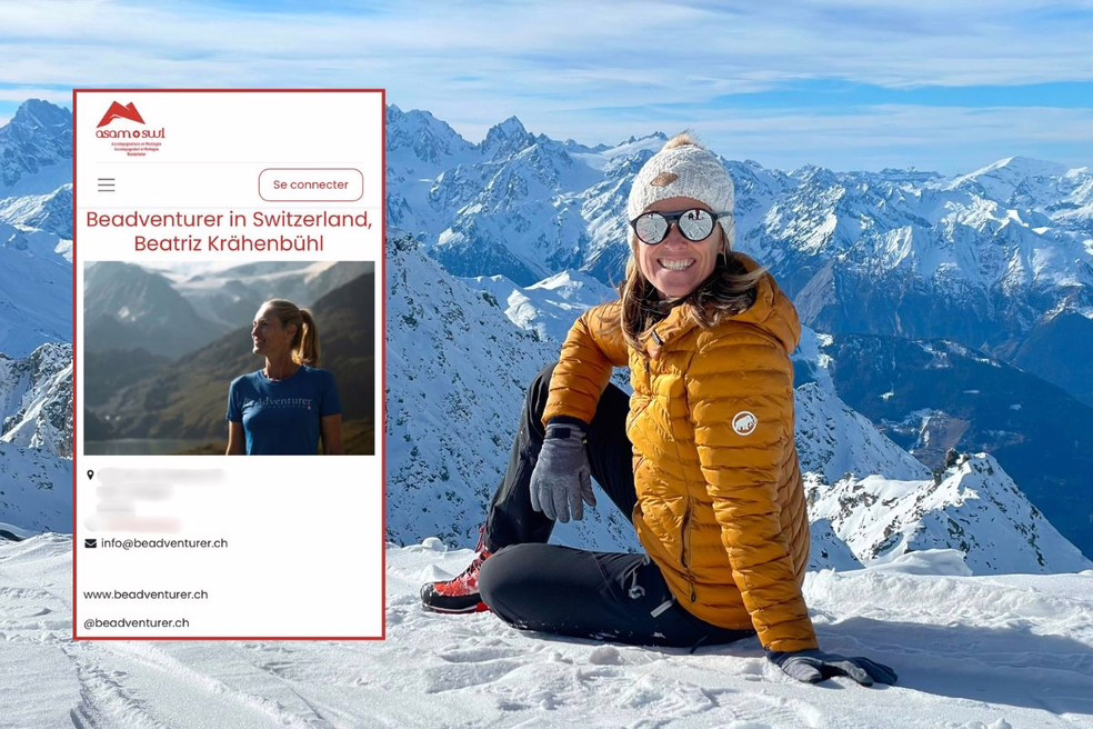 Beatriz Krähenbühl obtém certificação internacional para atuar como guia nos Alpes Suíços