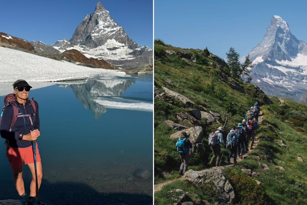 Beatriz Krähenbühl obtém certificação internacional para atuar como guia nos Alpes Suíços