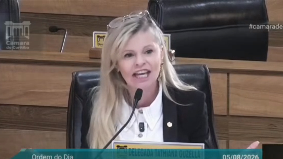A vereadora de Curitiba Delegada Tathiana Guzella (PL) é alvo de uma representação de notícia-crime no MPF