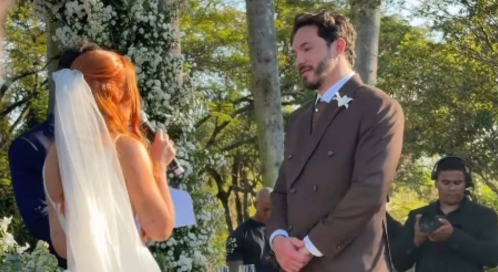 Viih Tube e Eliezer celebraram o casamento neste sábado (15), em uma fazenda de Porto Feliz (SP)