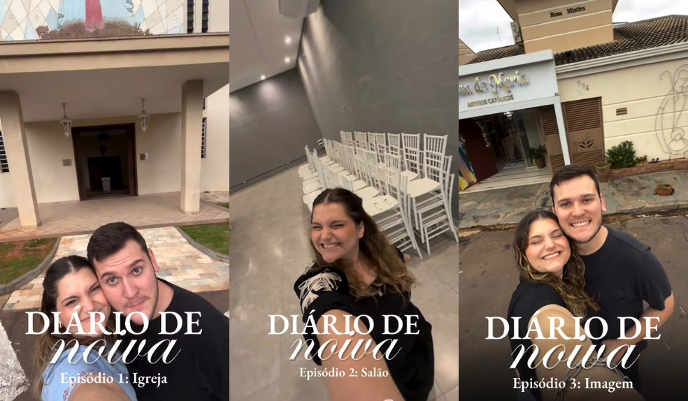 Estudante de Presidente Prudente (SP) viraliza ao registrar a rotina do casamento no “Diário de Noiva”