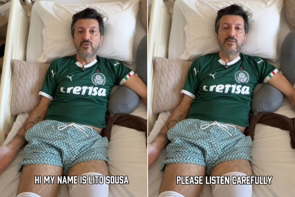 O ex-piloto e influenciador Lito Sousa aparece em vídeo publicado em 23 de agosto de 2026