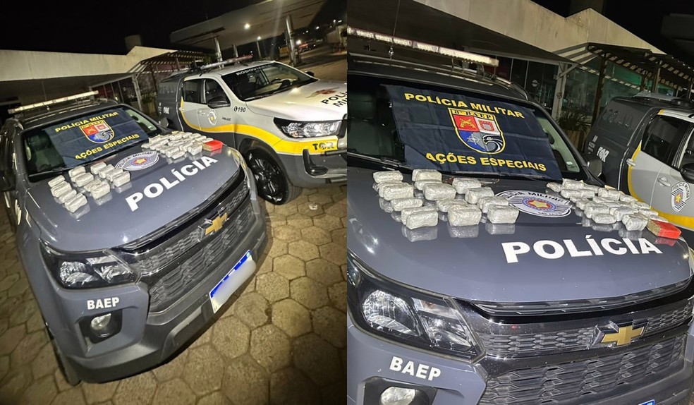 Operação apreende quase 10 kg de drogas escondidos em carro na rodovia de Presidente Bernardes (SP)