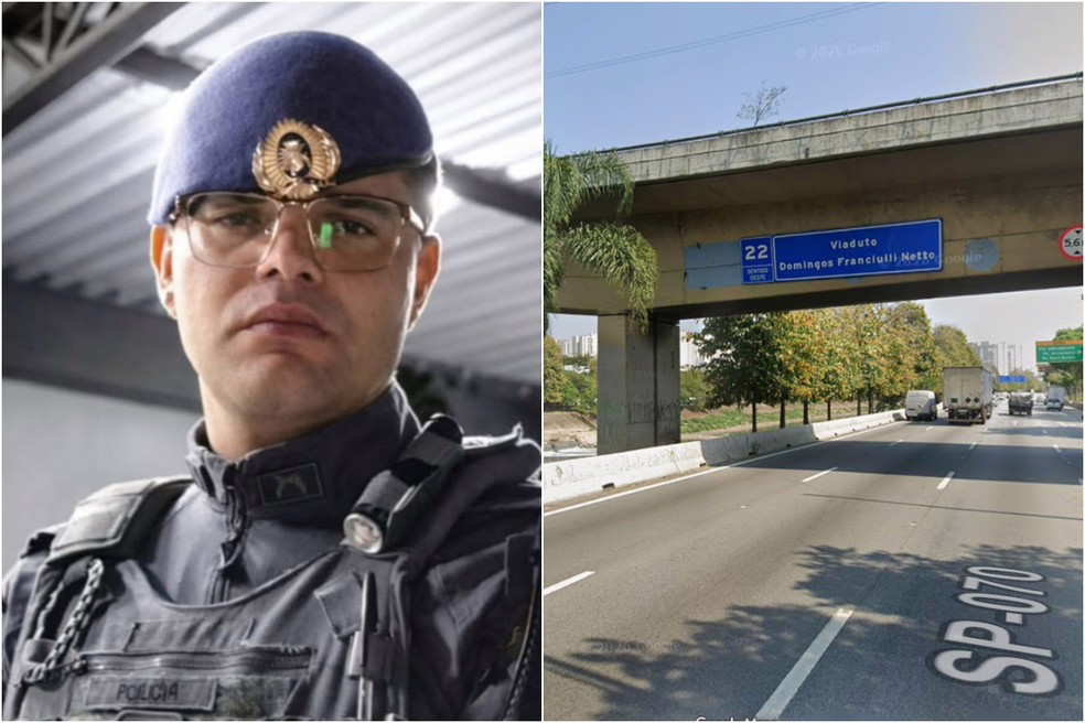 O policial militar Paulo Roberto Lima Pereira, de 44 anos, morreu durante um assalto na Marginal Tietê