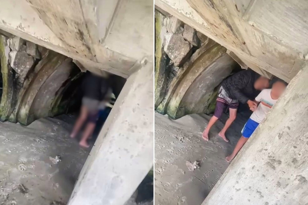 Homem leva garoto para baixo de viaduto, mas testemunha impede estupro em Guarujá, SP