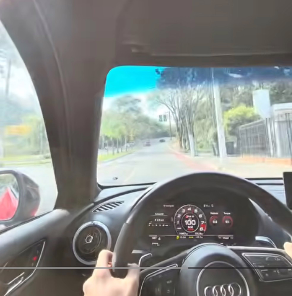 Adolescente envolvido em acidente publicou há cinco dias, no YouTube, vídeo em que conduz um Audi a 100 km/h