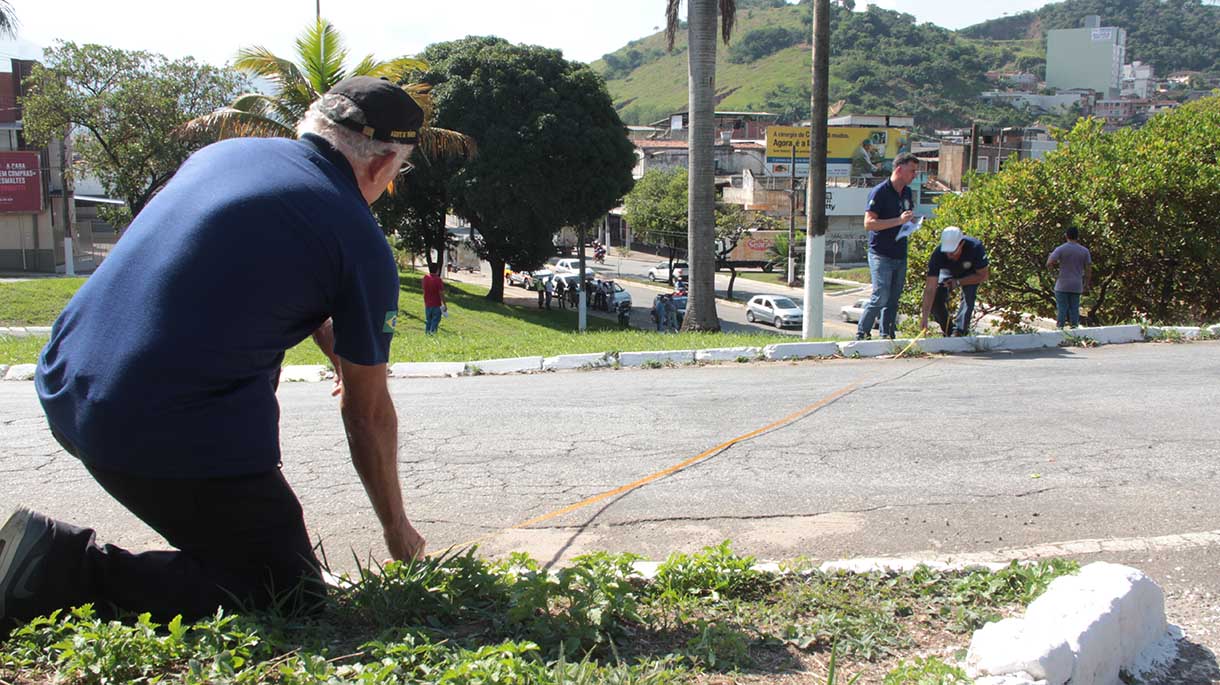 Vistoria do viado de Coronel Fabriciano (Foto: divulgação)