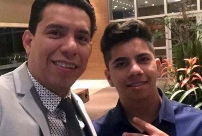 Daniel dos Santos e o pai (Foto: reprodução / Instagram)