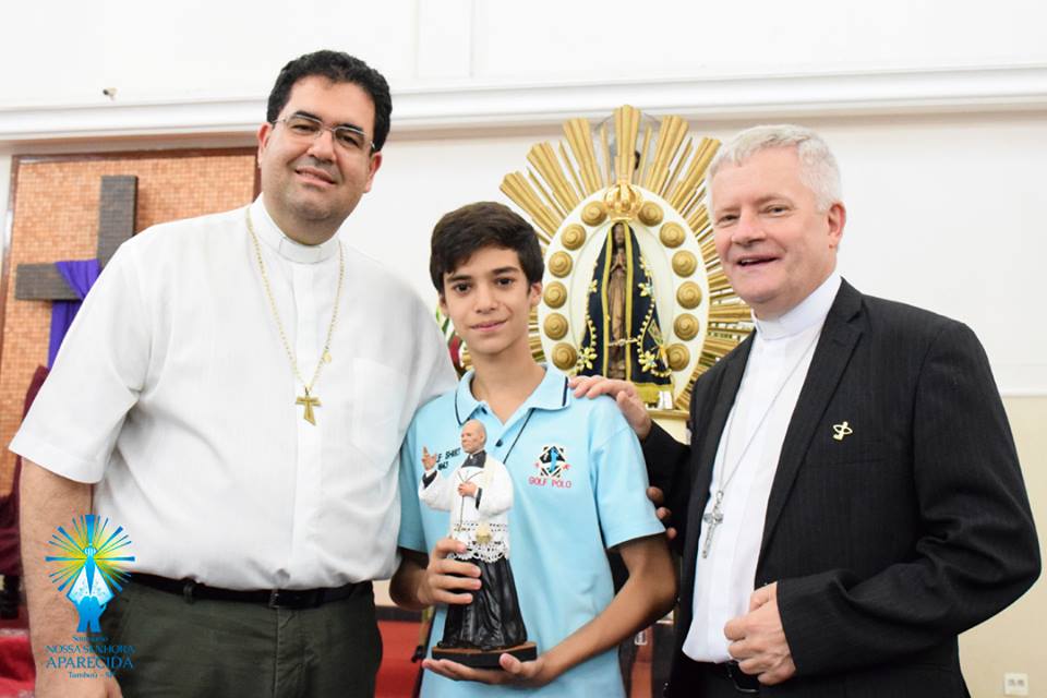 Bruno na beatificação padre Donizetti