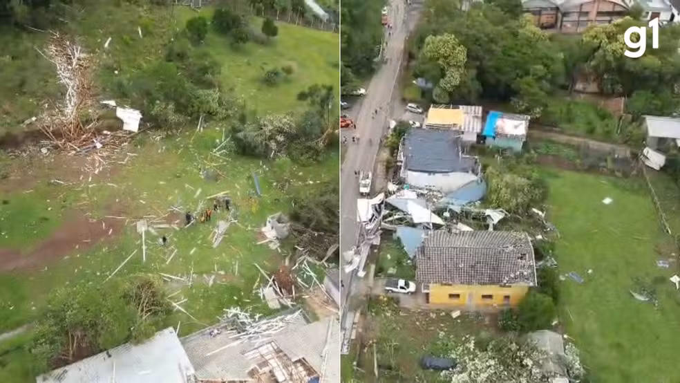 Ventos provocaram danos significativos