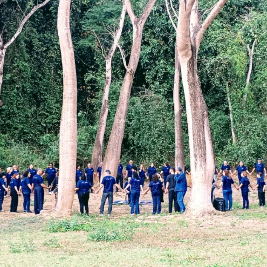 Evento no Bosque da Fundação Aperam celebra mês da pessoa idosa