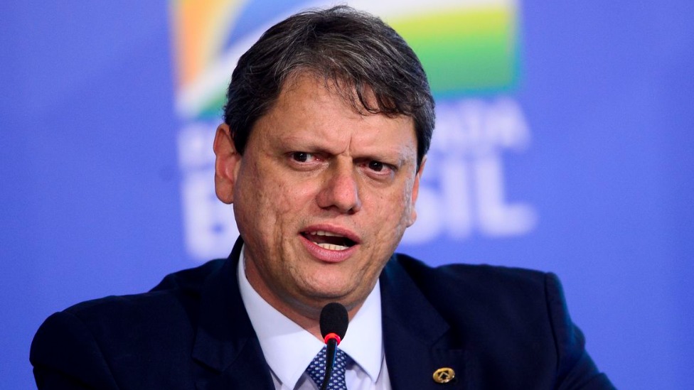 ministro da Infraestrutura, Tarcísio Gomes de Freitas
