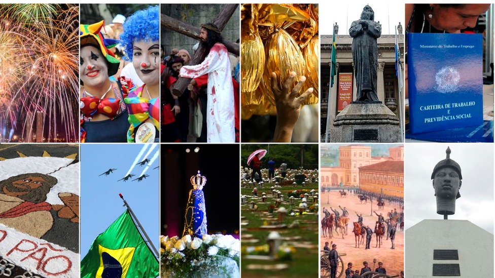 mosaico de feriados 