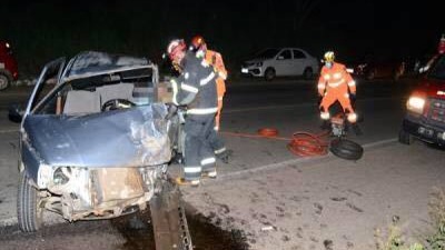 Veículo acidentado