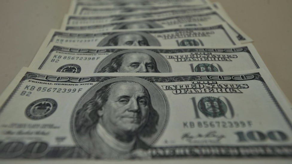 Cédulas de Dólar, moeda americana