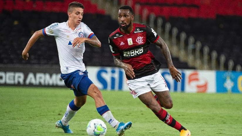 Gerson e Ramirez em jogo