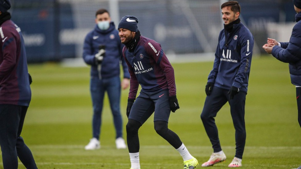 neymar treinando