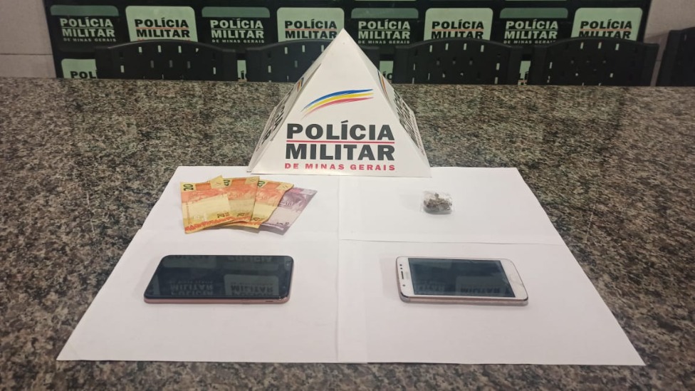 Material apreendido pela PM
