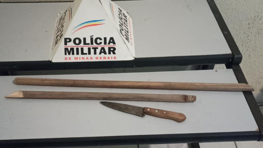Material apreendido pela PM