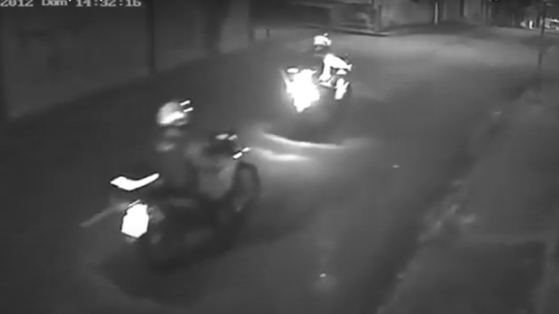 policiais atropelados