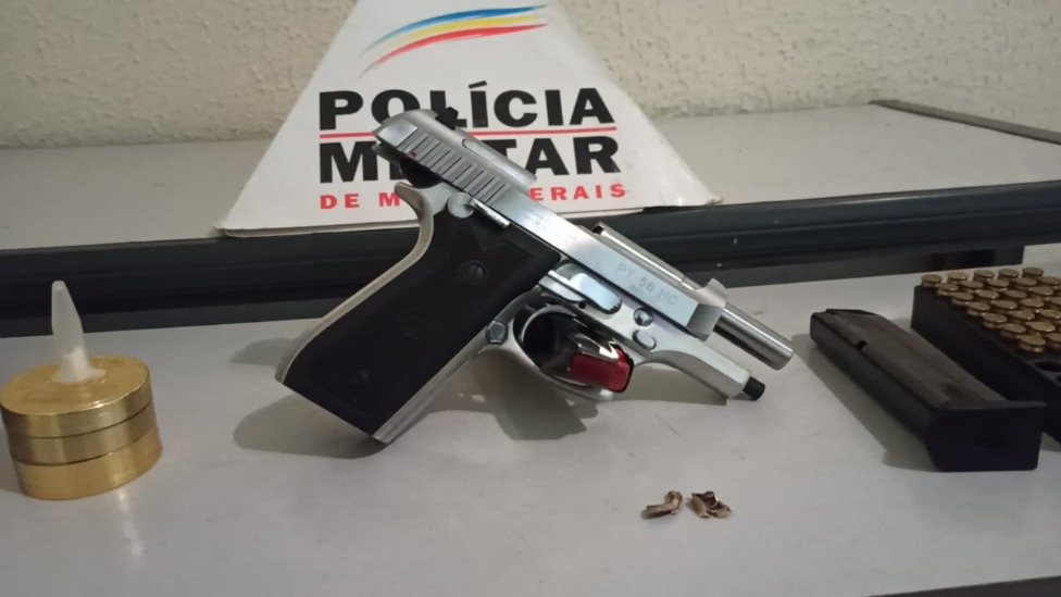 Material apreendido pela PM
