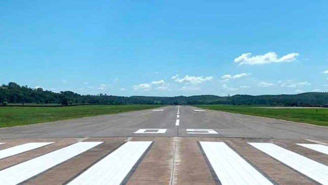 Obras na pista do Aeroporto do Vale do Aço começam nesta semana