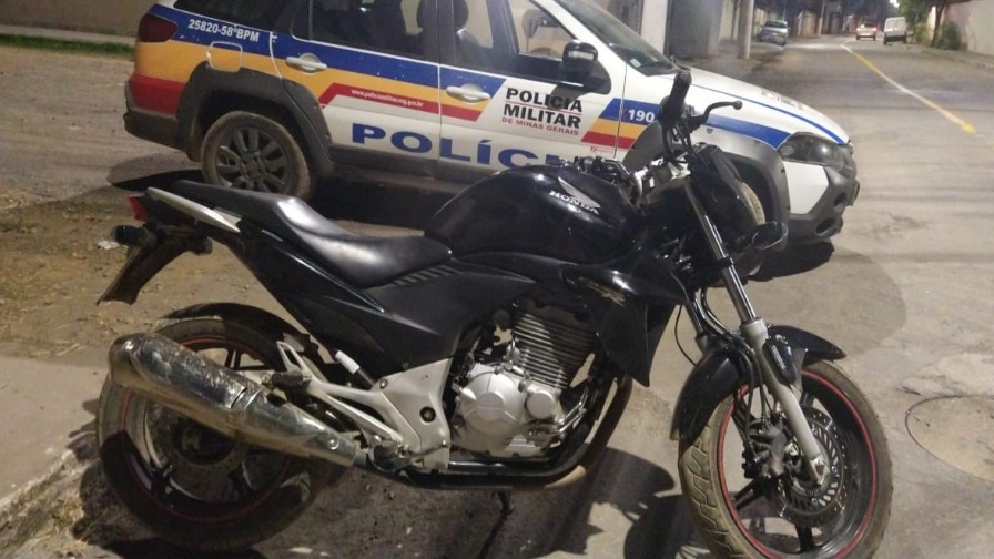 Motocicleta roubada em Fabriciano é encontrada em Timóteo