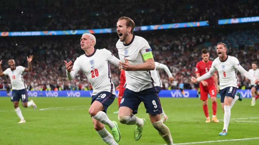Inglaterra está na final da Eurocopa