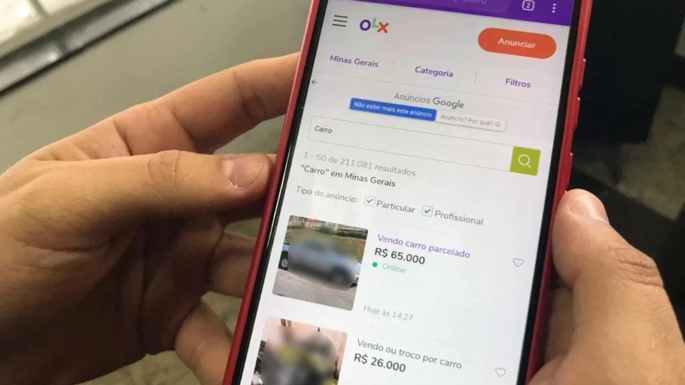 Golpe do olx