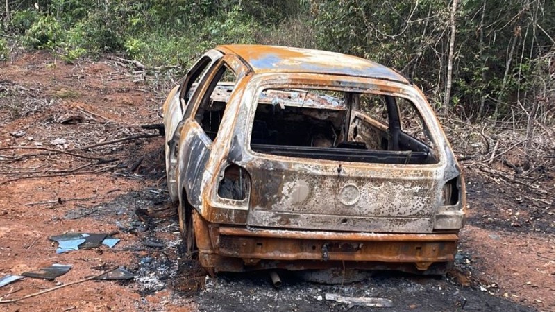 carro queimado