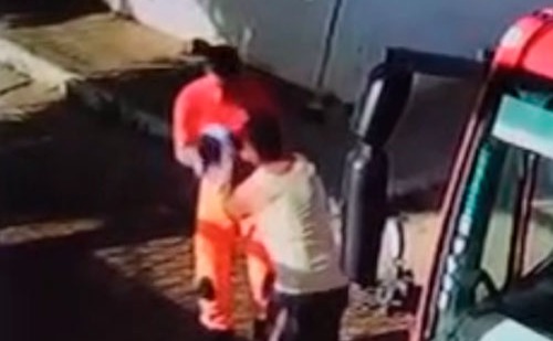 Bombeiro salva bebê em Valadares
