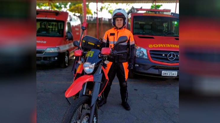 treinamento dos bombeiros em Ipatinga