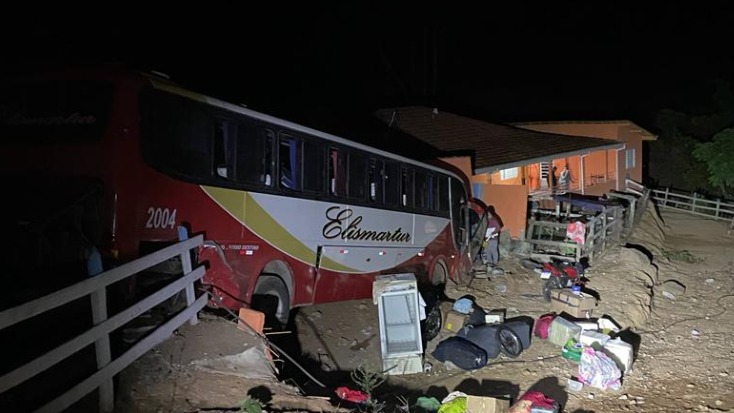 Acidente com ônibus