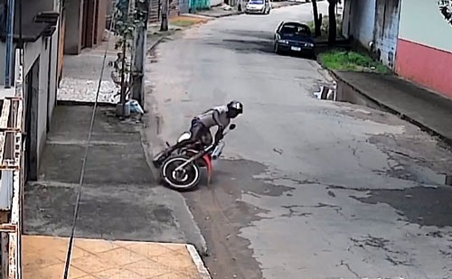 Acidente em rua de Timóteo