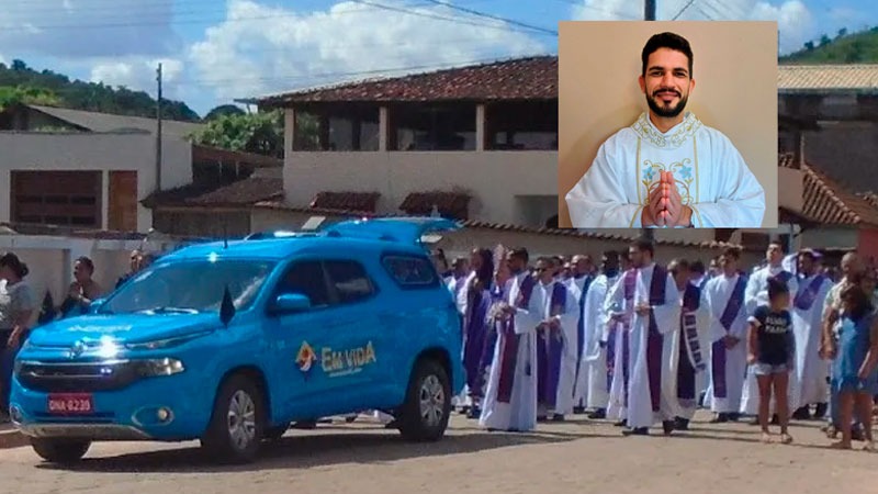 Padre encontrado morto em Minas Gerais é sepultado