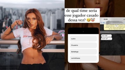 Jogador casado mandou mensagem para Fernanda REPRODUÇÃO/INSTAGRAM