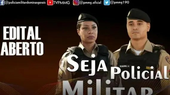 Foto: Site oficial da PMMG / Reprodução
