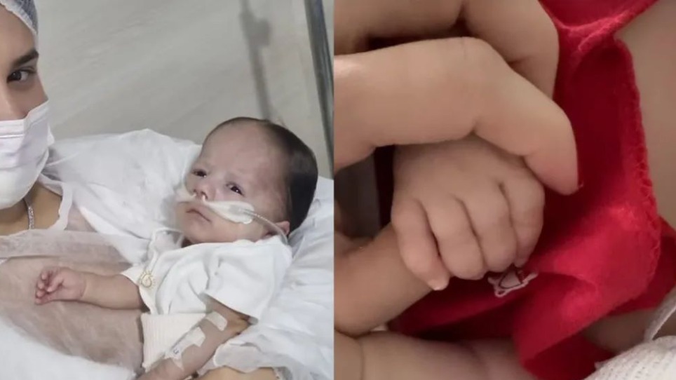  Internado desde que nasceu, mãe relata piora no estado de saúde de filho com Zé Vaqueiro  Reprodução/ Redes sociais