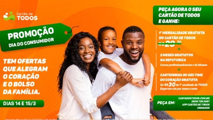 Cartão de TODOS celebra o Dia do Consumidor 