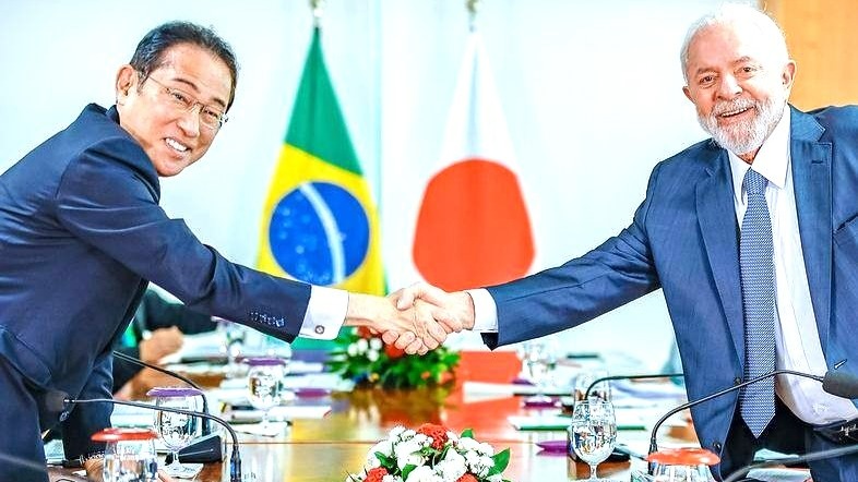 Encontro histórico: Lula recebe Fumio Kishida, primeiro-ministro do Japão, em Brasília