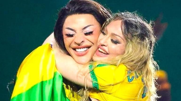 Madonna agradece ao Brasil em vídeo com Pabllo Vittar após mega show em Copacabana