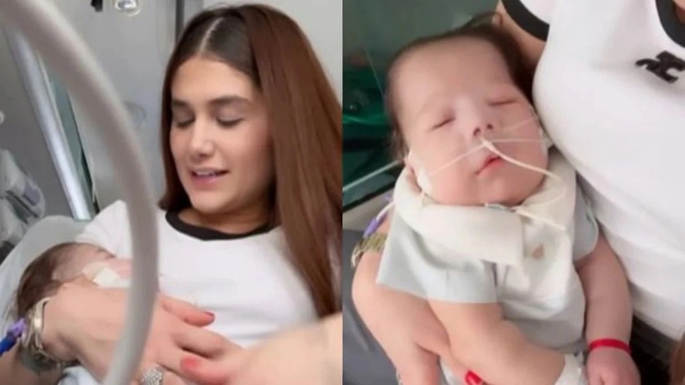Bebê de Zé Vaqueiro recebe alta após meses no hospital