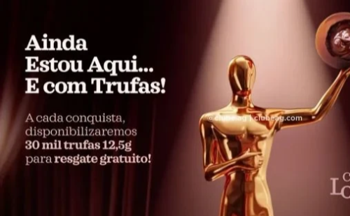 Cacau Show distribui 30 mil trufas grátis para celebrar Oscar de Ainda Estou Aqui