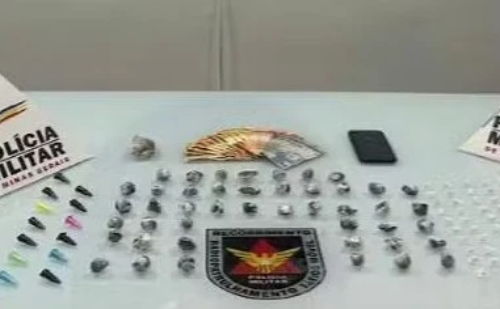 Adolescente é apreendido e homem é preso com drogas em Governador Valadares
