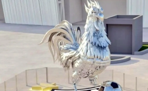 Escultura gigante do Galo na Arena MRV será feita pela Aperam