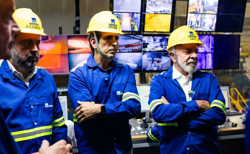 Lula acompanha expansão bilionária da Gerdau em Minas Gerais