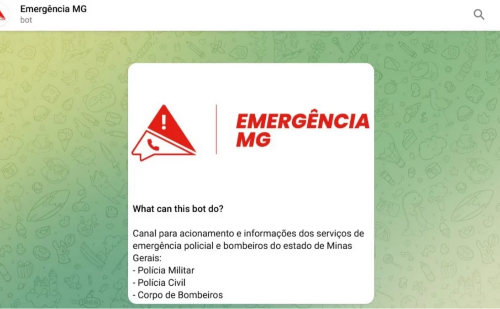Minas lança plataforma que aciona PM, Civil e Bombeiros com foto e localização