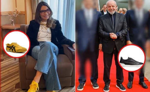 Tênis de grife usados por Lula e Janja geram polêmica nas redes